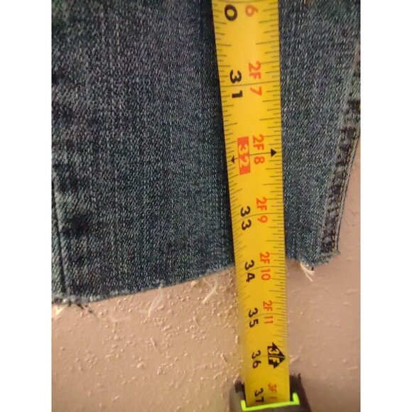 Rag & Bone Womens Size 27 High Rise Ankle Skinny Jeans Levee Blue Frayed Ankle - Picture 8 of 14